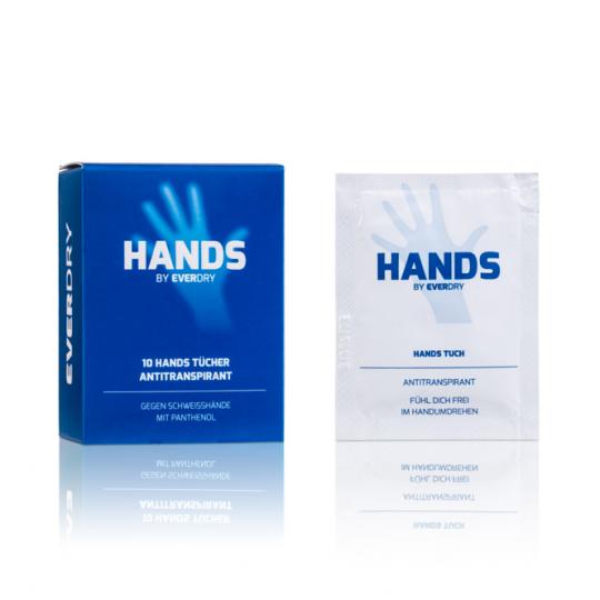 Antitranspirant Hands Tücher 
