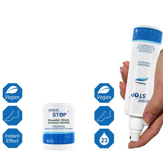 SweatStop® Antitranspirant-Set gegen Schwitzen an den Füßen 