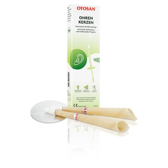 Otosan® Ohrkerze unterstützt die Pflege der Ohren auf natürliche Weise 
